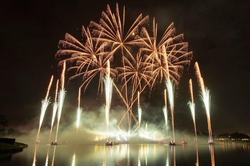 Show de fogos de artifício Luminous The Symphony of Us no Epcot da Disney Orlando