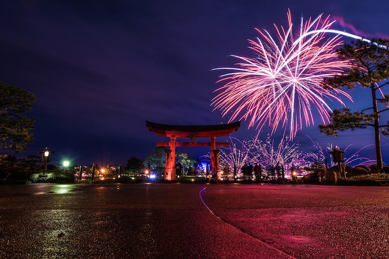 Visão do show no Pavilhão do Japão no Epcot da Disney Orlando