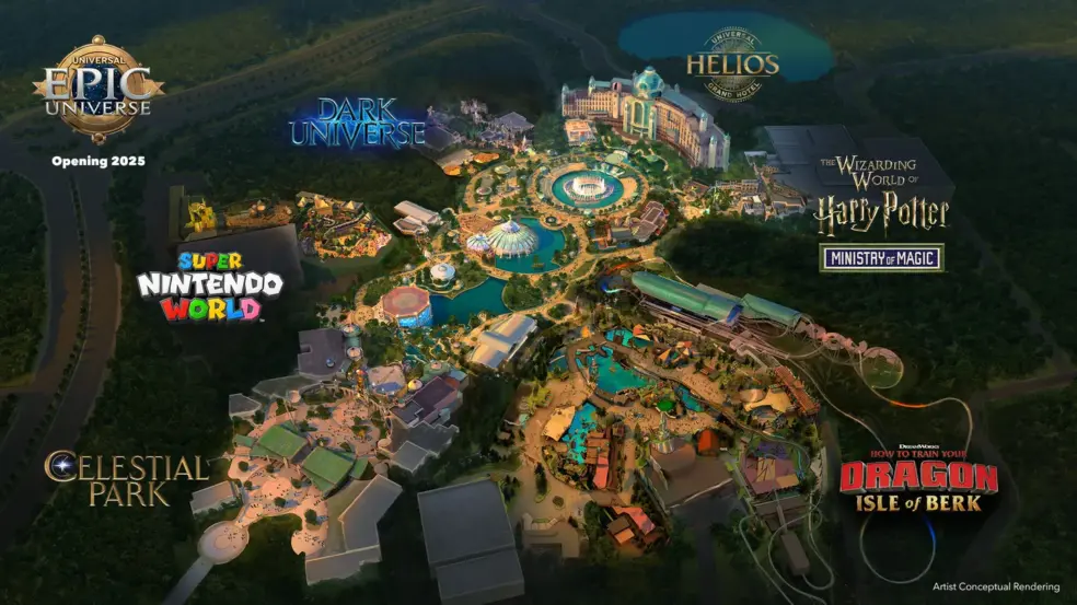 Epic Universe novo parque da Universal Studios