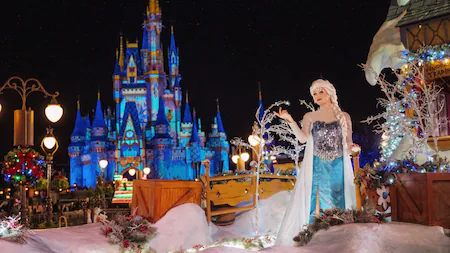 Desfile no Natal do Magic Kingdom da Disney Orlando