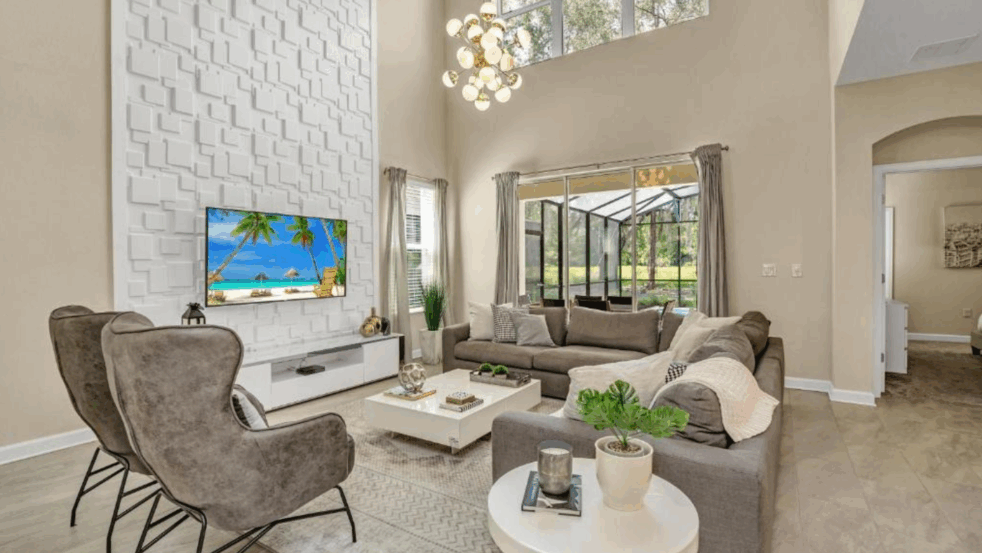 Sala de casa para aluguel em Orlando Sala de casa para aluguel em Orlando