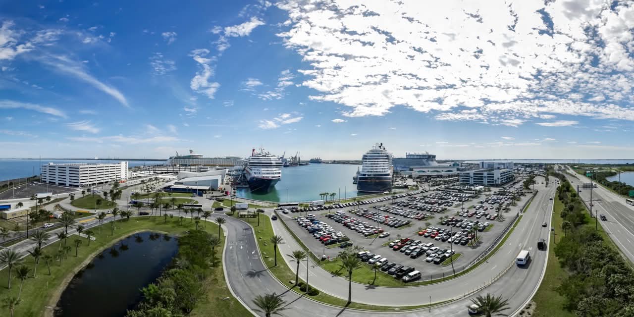 Porto Canaveral na Flórida