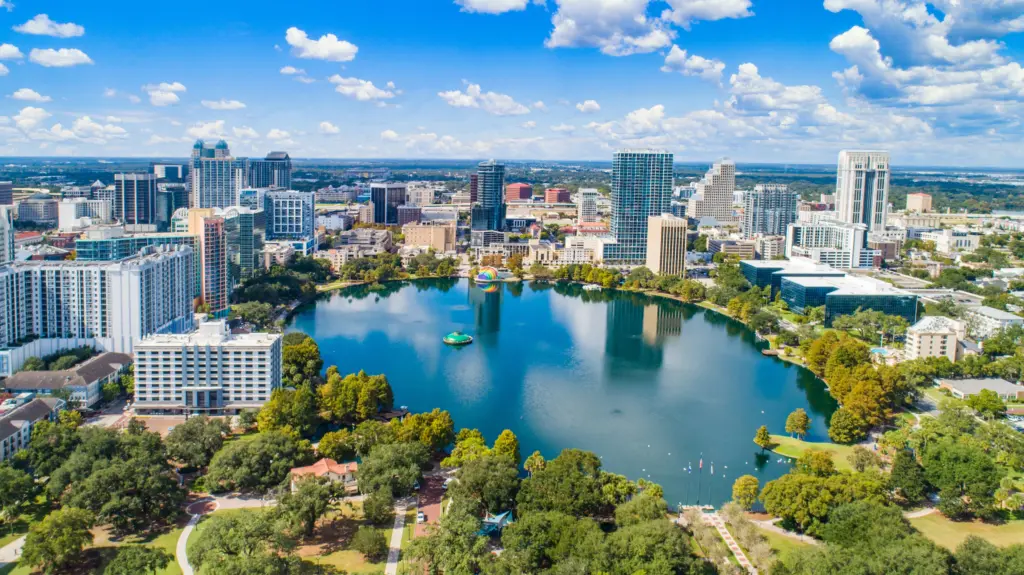 Dia ensolarado em Orlando
