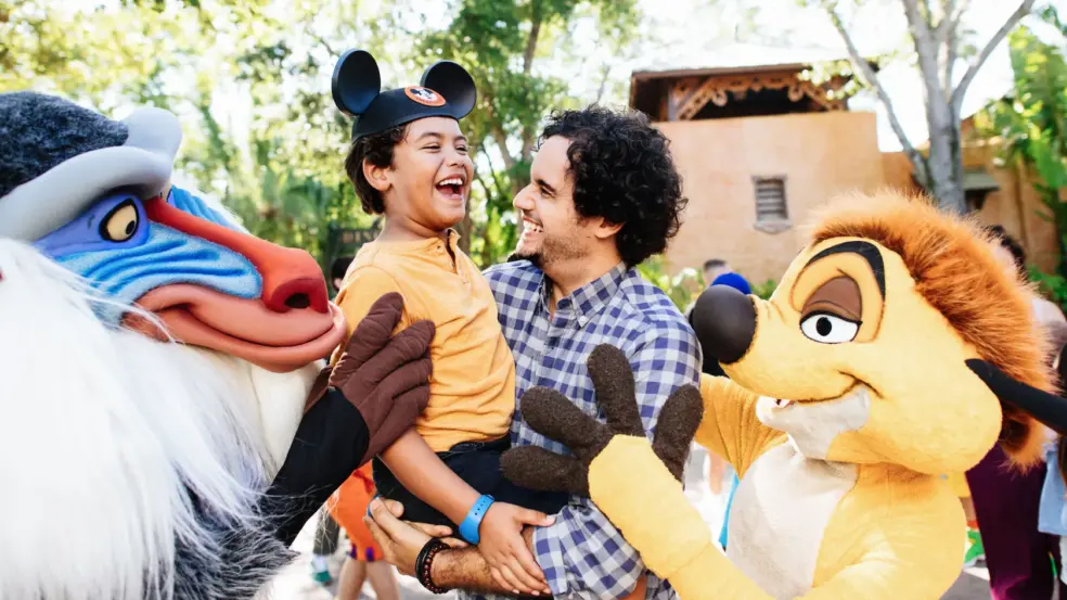 Timon e Rafiki no Animal Kingdom 