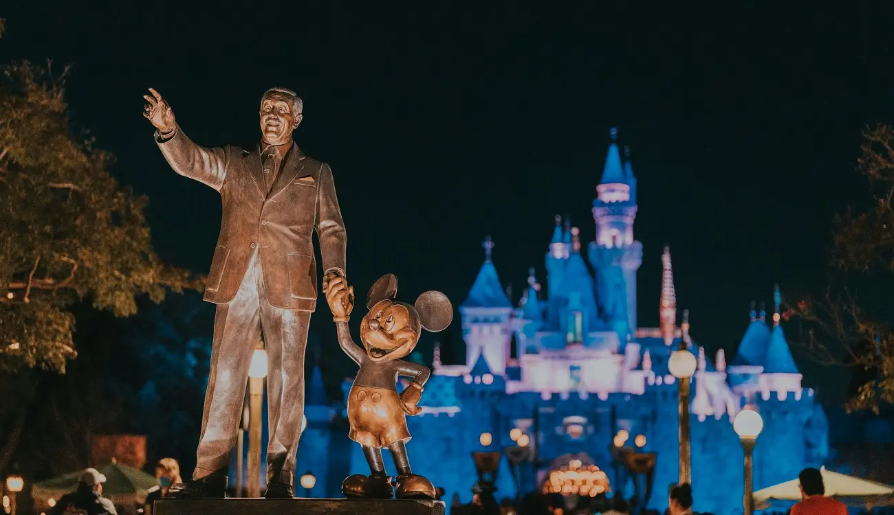 Estátua do Walt Disney na Califórnia