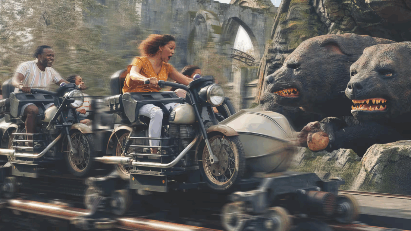 Hagrid’s Magical Creatures Motorbike Adventure no Islands of Adventure