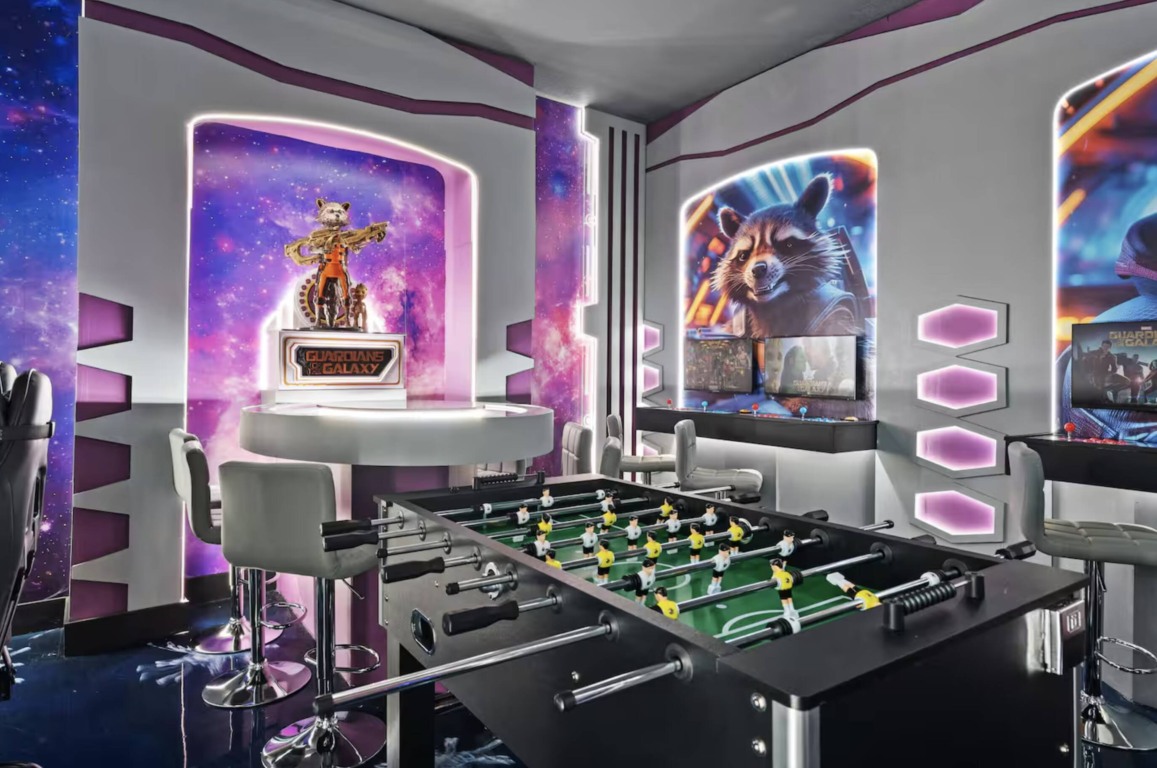 Sala de jogos de casa no condomínio Paradiso Grande