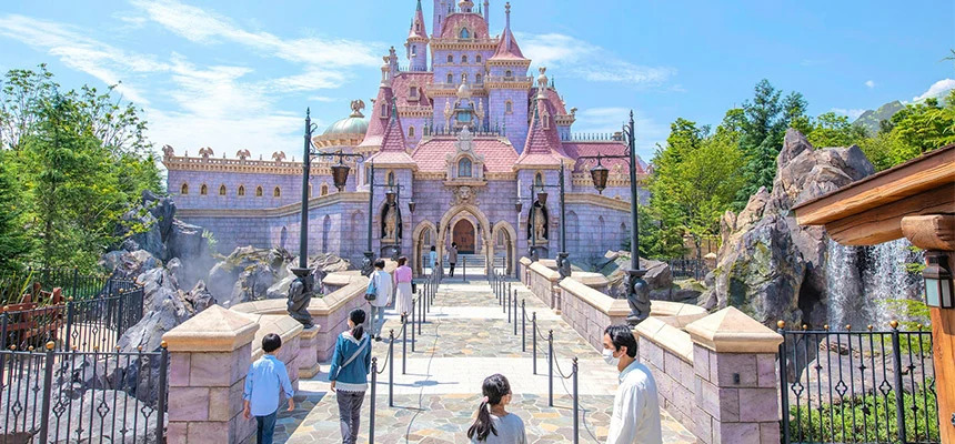 Atração de Bela e a Fera na Disney Tokyo Atração de Bela e a Fera na Disney Tokyo