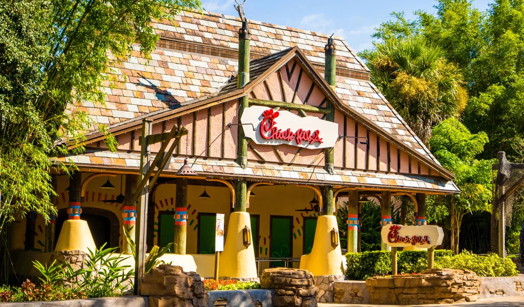 Chick-fil-A no Busch Gardens Chick-fil-A no Busch Gardens