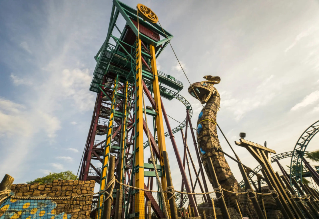 Cobra’s Curse no Busch Gardens Cobra’s Curse no Busch Gardens